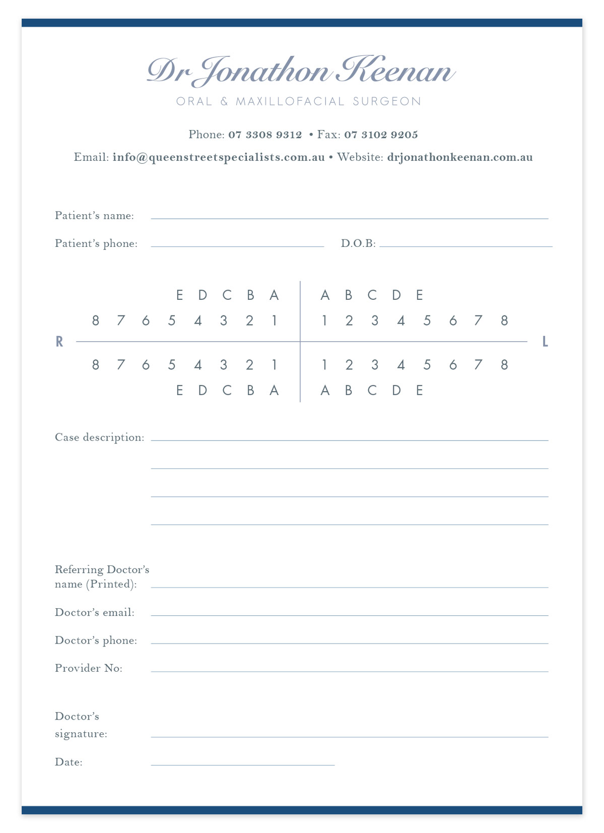 Referrers • Dr Jonathon Keenan